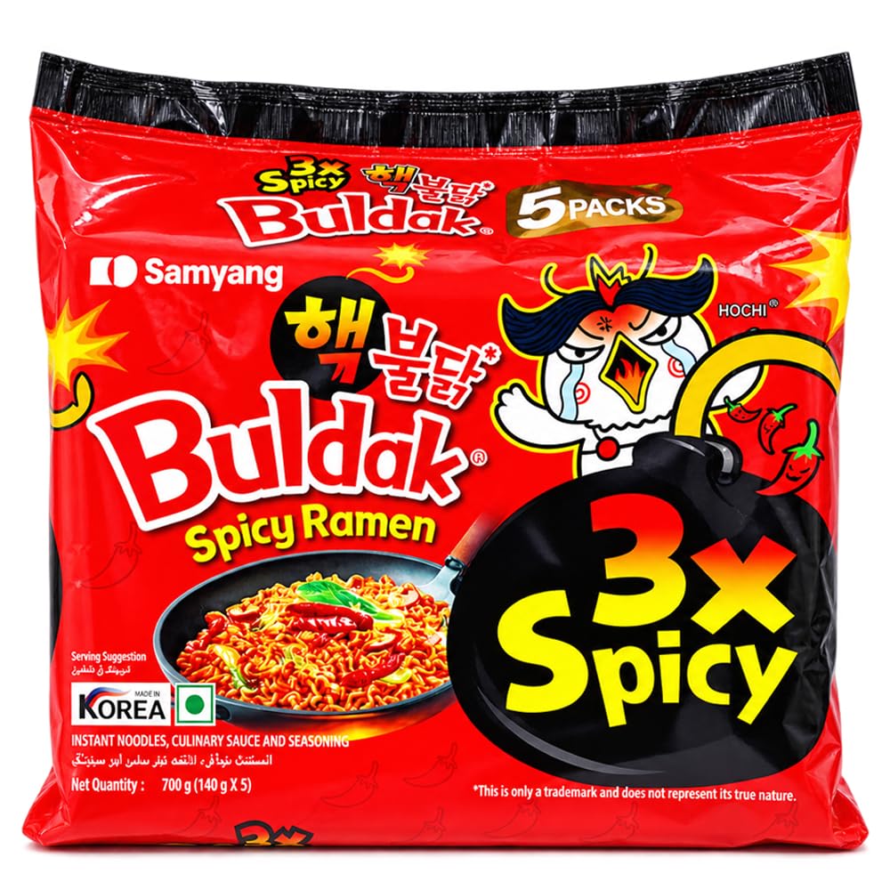 Amazon.com : Samyang Hot Chicken Flavor Ramen Buldak 3X Spicy