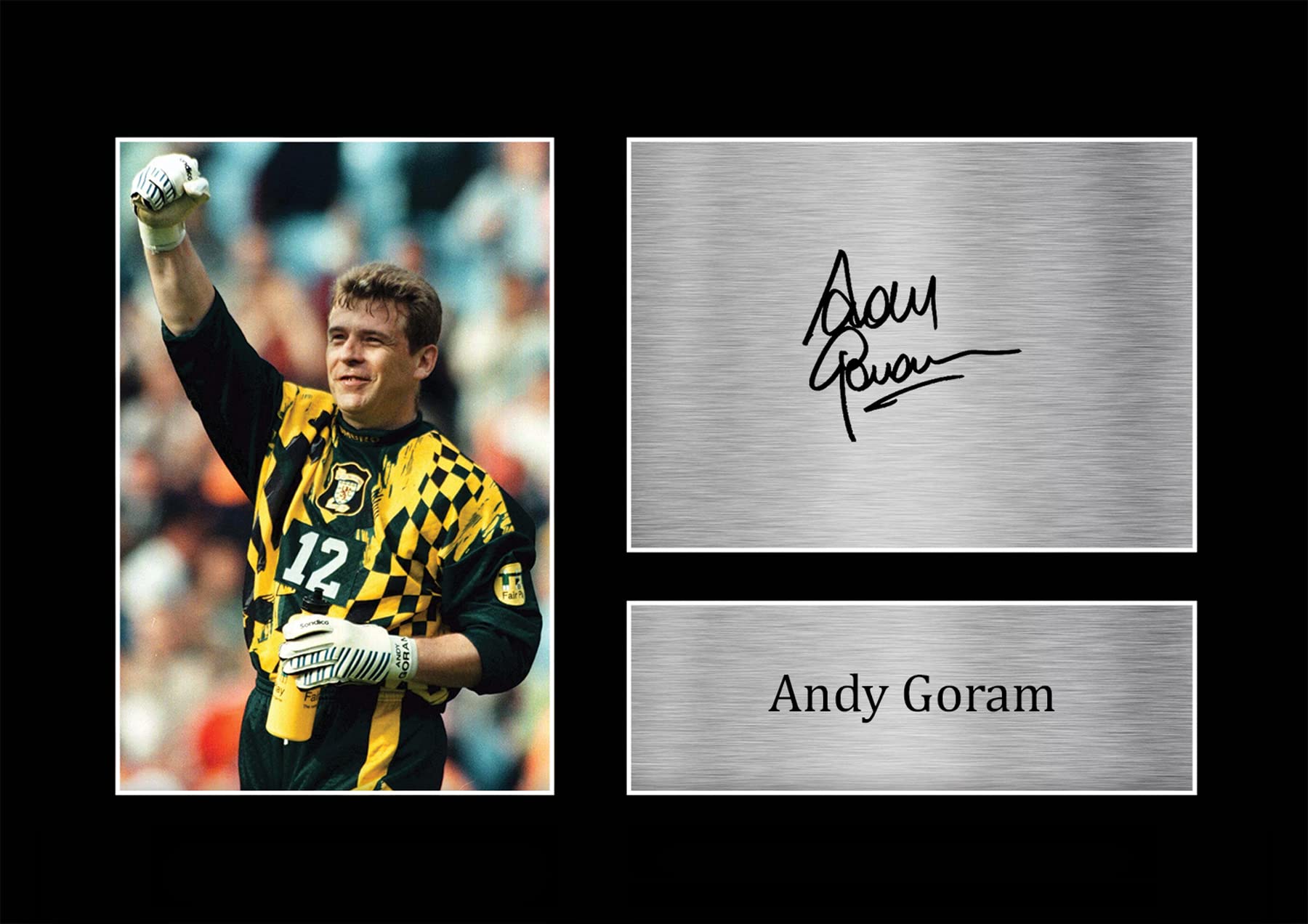 HWC Trading A4 Andy Goram Scotland Gifts Printed Signed Autograph Picture for Football Fans and Supporters - A4