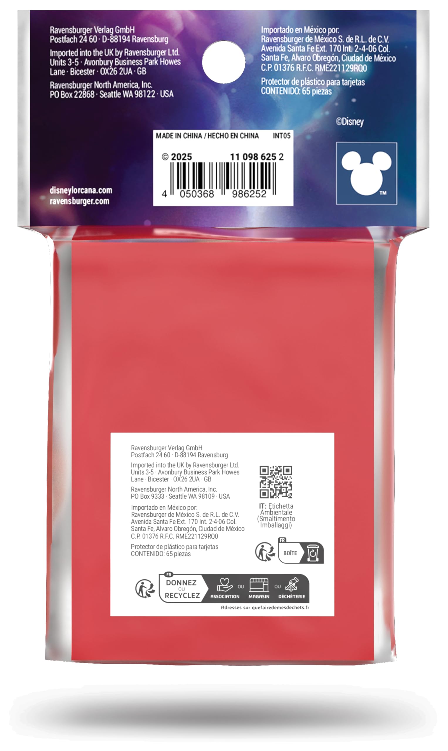 Amazon.co.jp: Ravensburger ディズニー ロルカナ TCGカードスリーブ