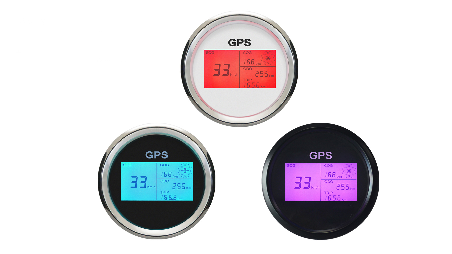 Velocímetro Digital GPS Universal | 2 Pulgadas, 12V/24V | Para Coche, Barco, Moto | Odómetro, Precisa Por Satélite