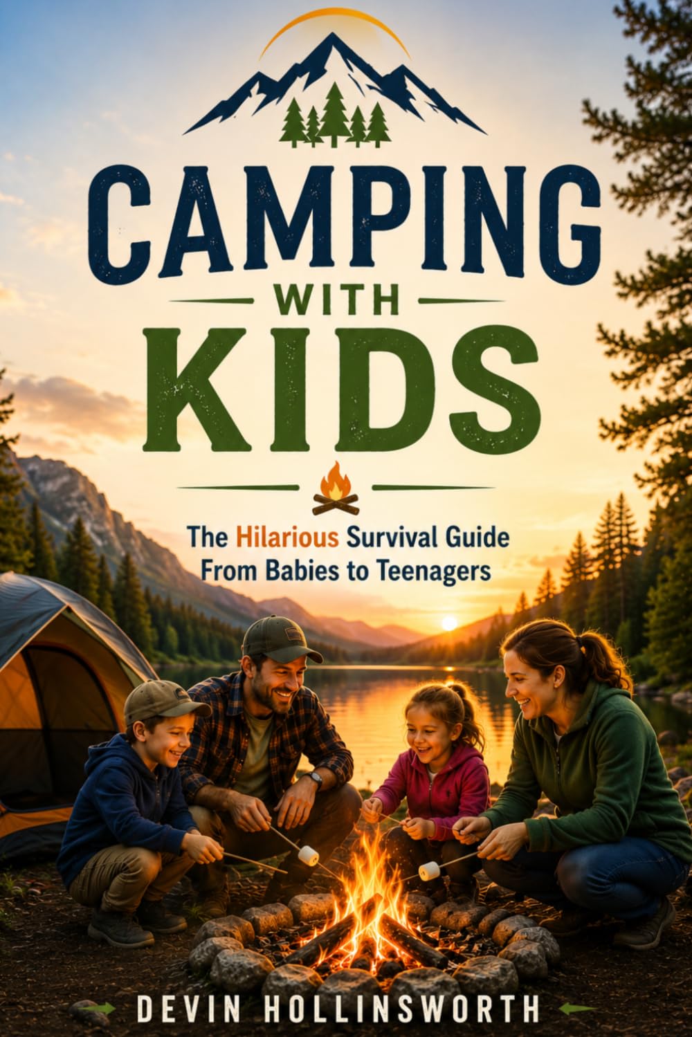 Camping With Kids: The Hilarious Survival Guide From Babies to Teenagers with Camping Hacks and Family Adventures