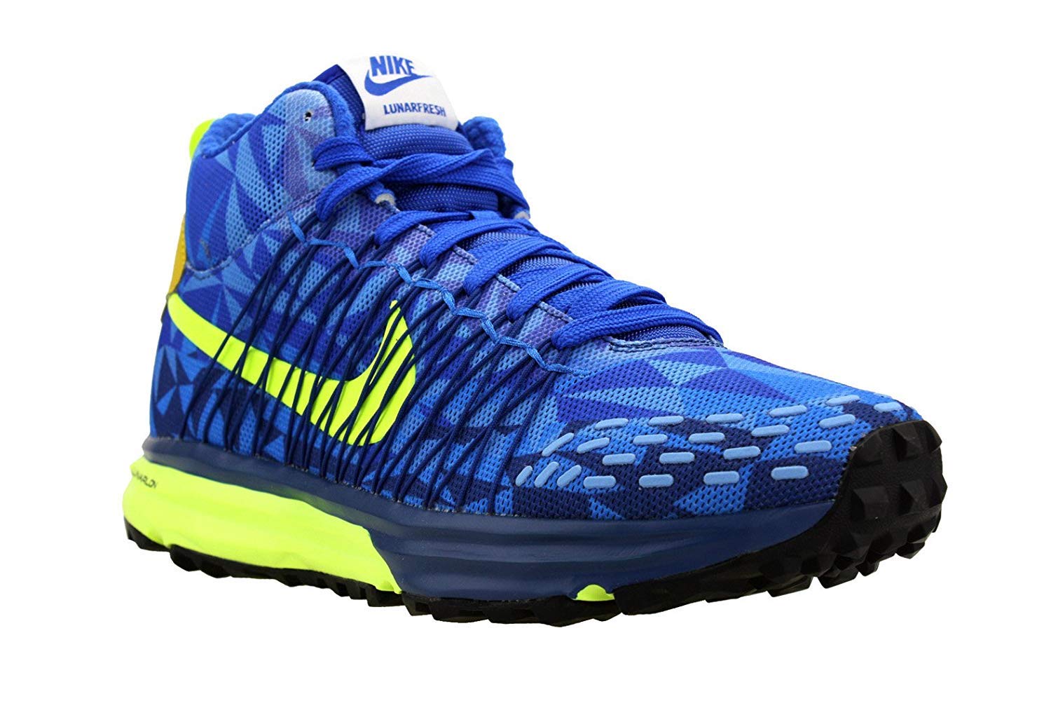 Nike Lunarfresh Sneakerboot‎ Mens Size 9 Shoes Sneakers Hyper Cobalt Blue Volt Nike Mens Lunarfresh Sneakerboot Hyper Cobalt Photo Blue  main image 2
