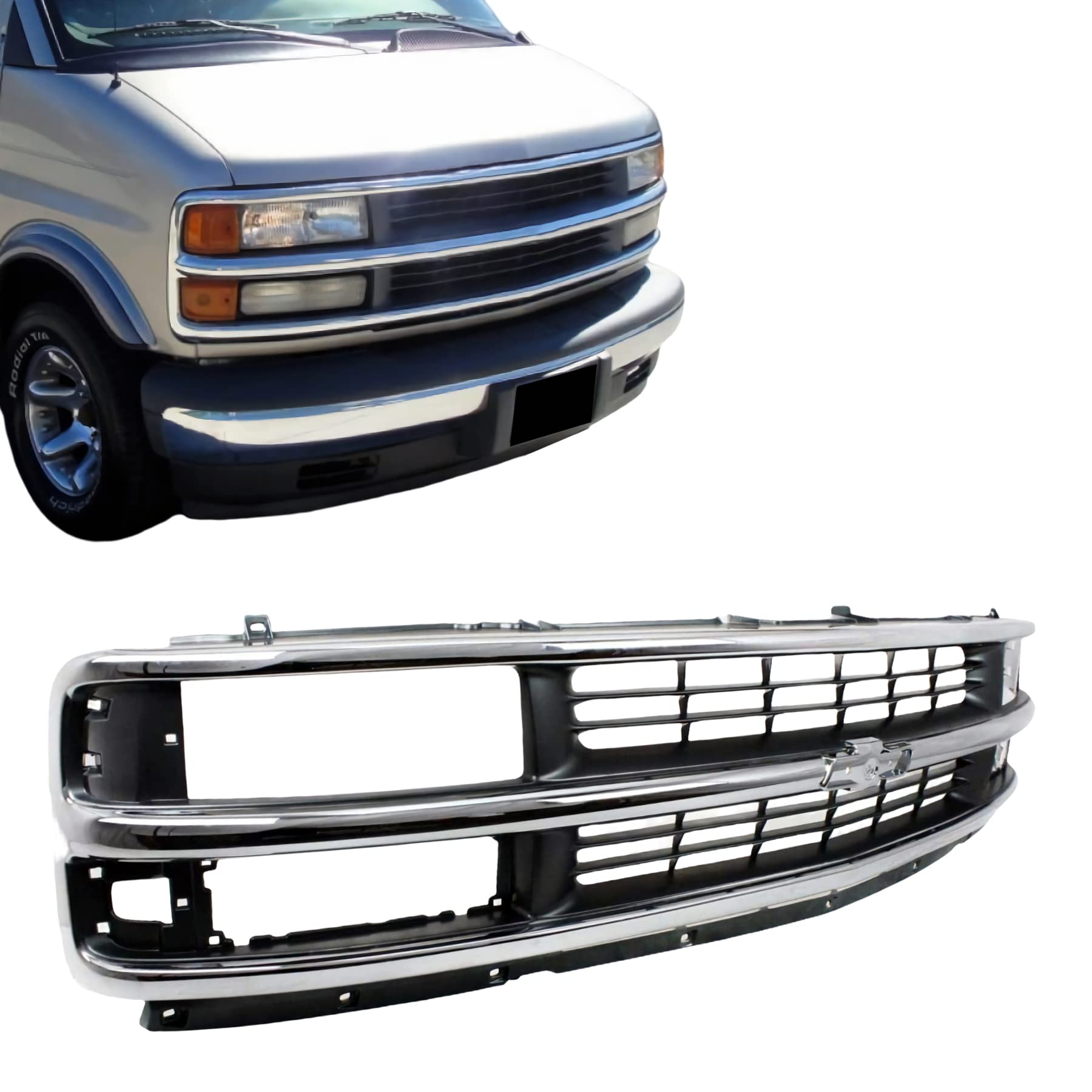 Amazon.com: CarPartsDepot, Front Composite Headlight Type Van 