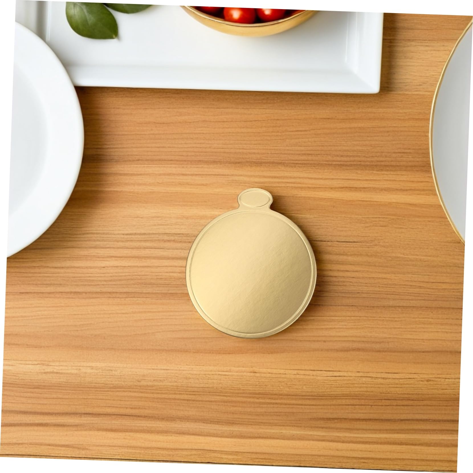 Gatuida 200pezzi Sottotorte Rotonde in Cartone Per Torte Mousse e Mini Cupcake Espositori Per Torte e Dessert Per Feste e Festive