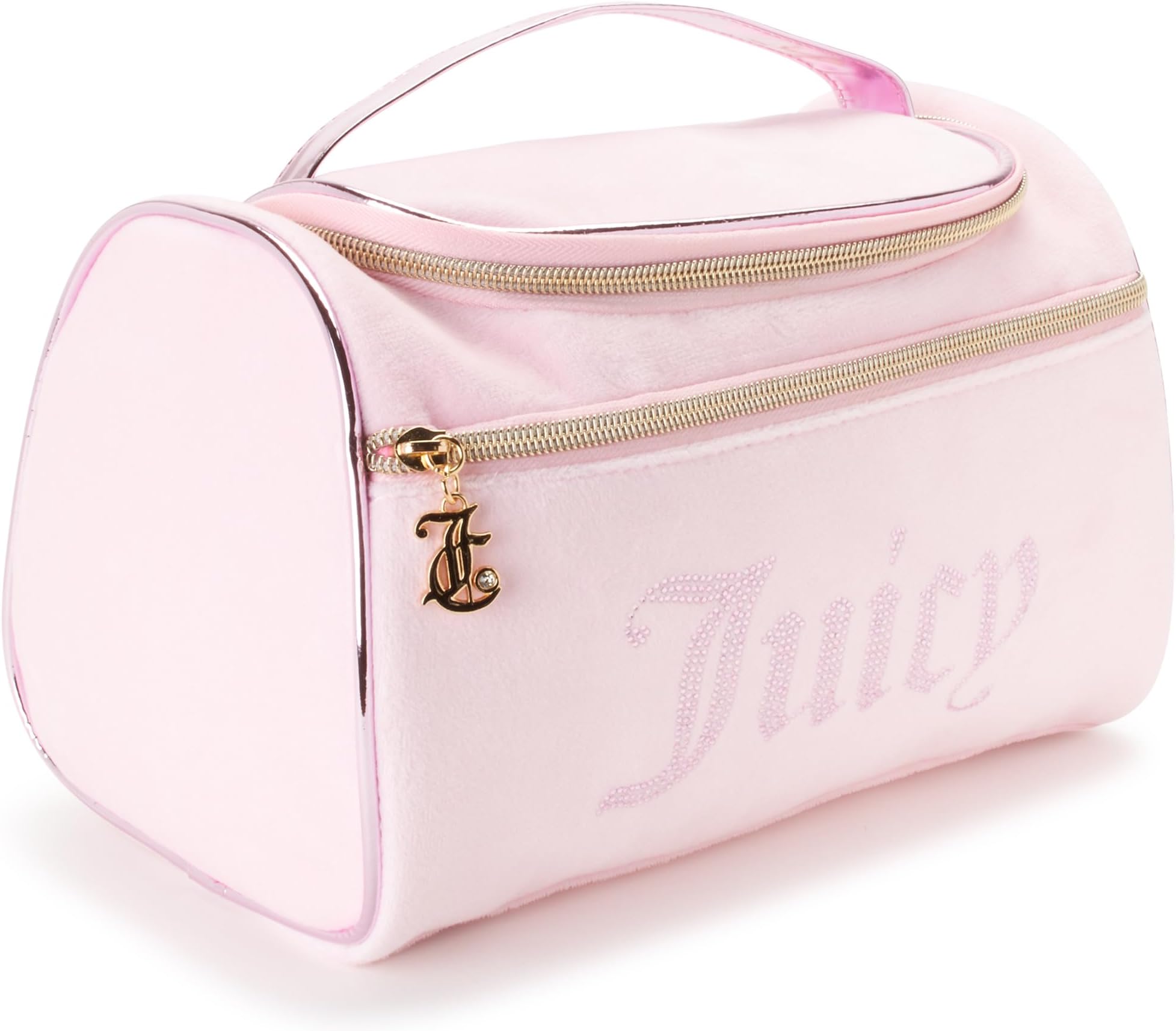Women's Cosmetics Bag - Hanging Travel Makeup and Toiletries Small Duffel Bag, Pink, 10.00 x 6.00 x 6.00 inches, duffel
