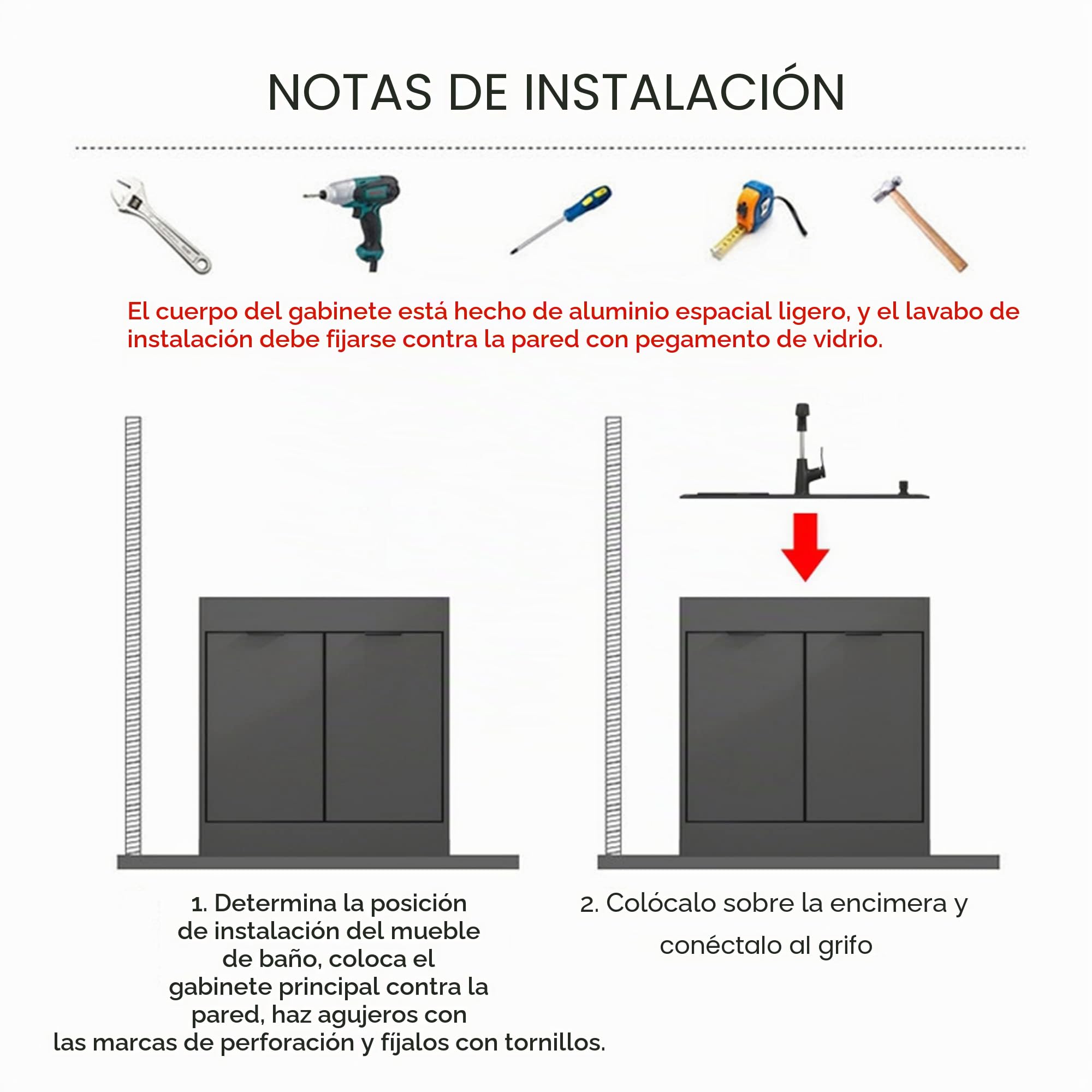 Fregadero con Patas de Acero Inoxidable Exterior para Jardín Negro - Mueble de Cocina y Lavandería Portátil con Grifo y Desagüe, Estación de Trabajo para Preparación