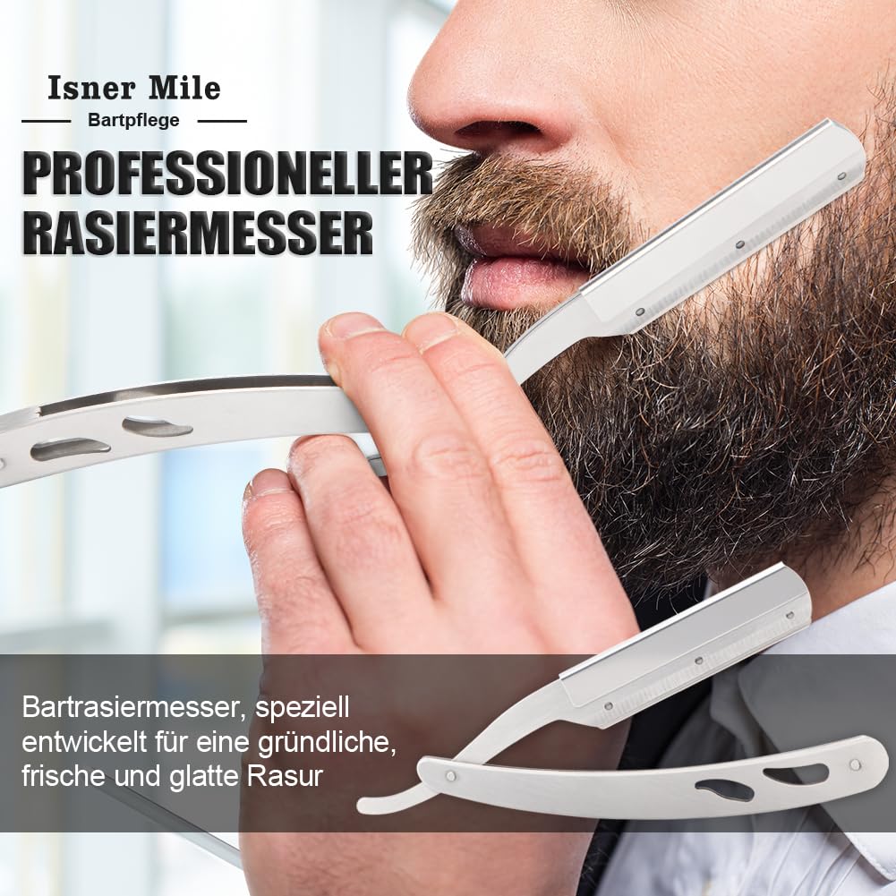 Bartpflege Set für Männer Alles-in-1: Bart Geschenke Geburtstagsgeschenk Weihnachtsgeschenke für Männer mit 40ML Bartöl, Bartbürste, Bartshampoo, Bartbalsam, Bartkamm & Rasiermesser, Männergeschenk