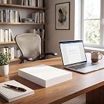 Generic A4 Printer Paper Thickened Double Sided Bright Copy Paper for Office Work 100 Sheets White for Business Office (A4)