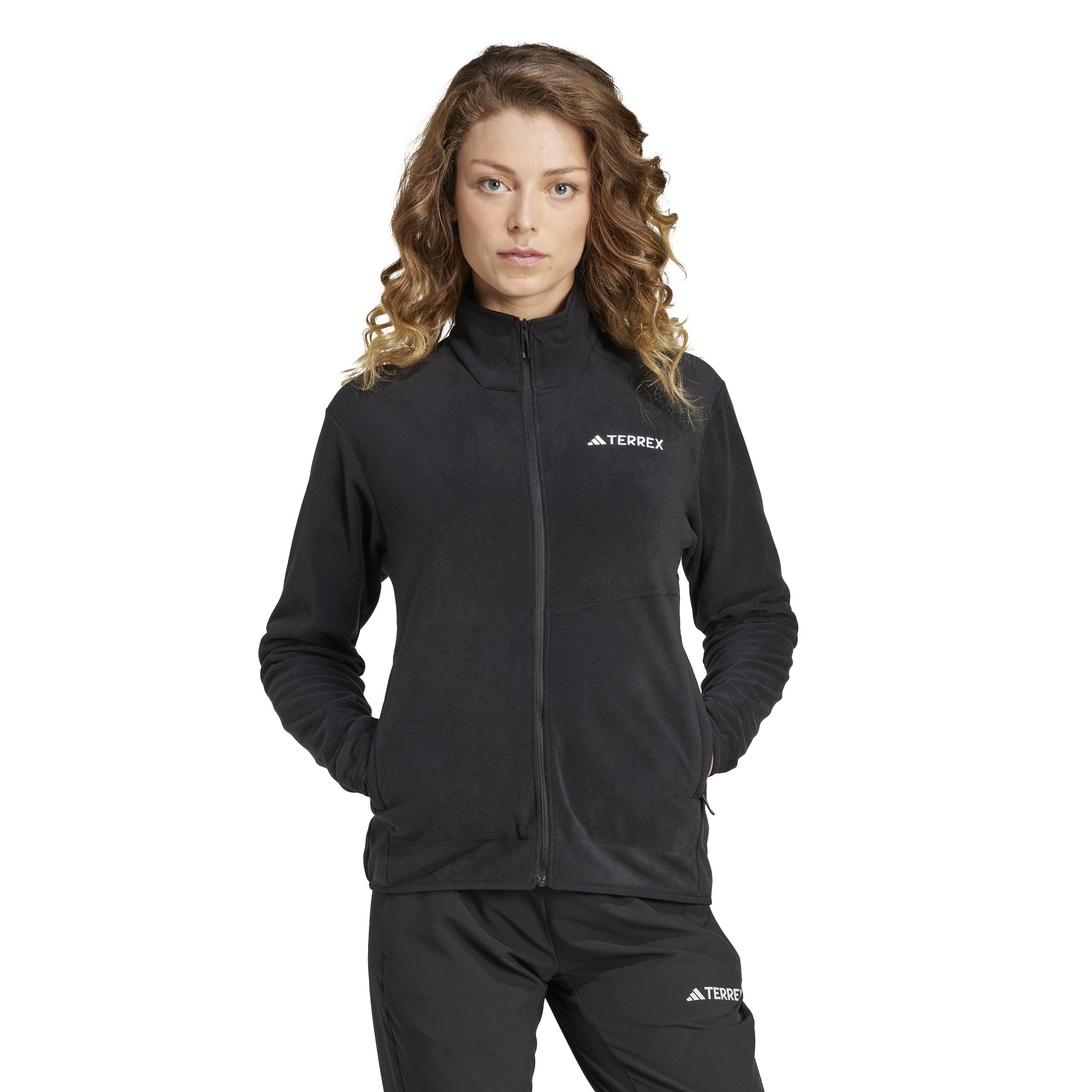 adidas Kobiety Terrex Multi Full Zip Fleece Jacket, Black, XXL