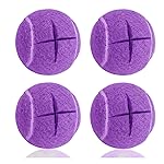 Mloowa Precut Tennis Balls for Walkers 4 Pcs Balls with Precut Opening for Easy Installation,Walker Accessories for Seniors Fit Most Walkers,for Furniture Legs and Floor Protection (Purple)