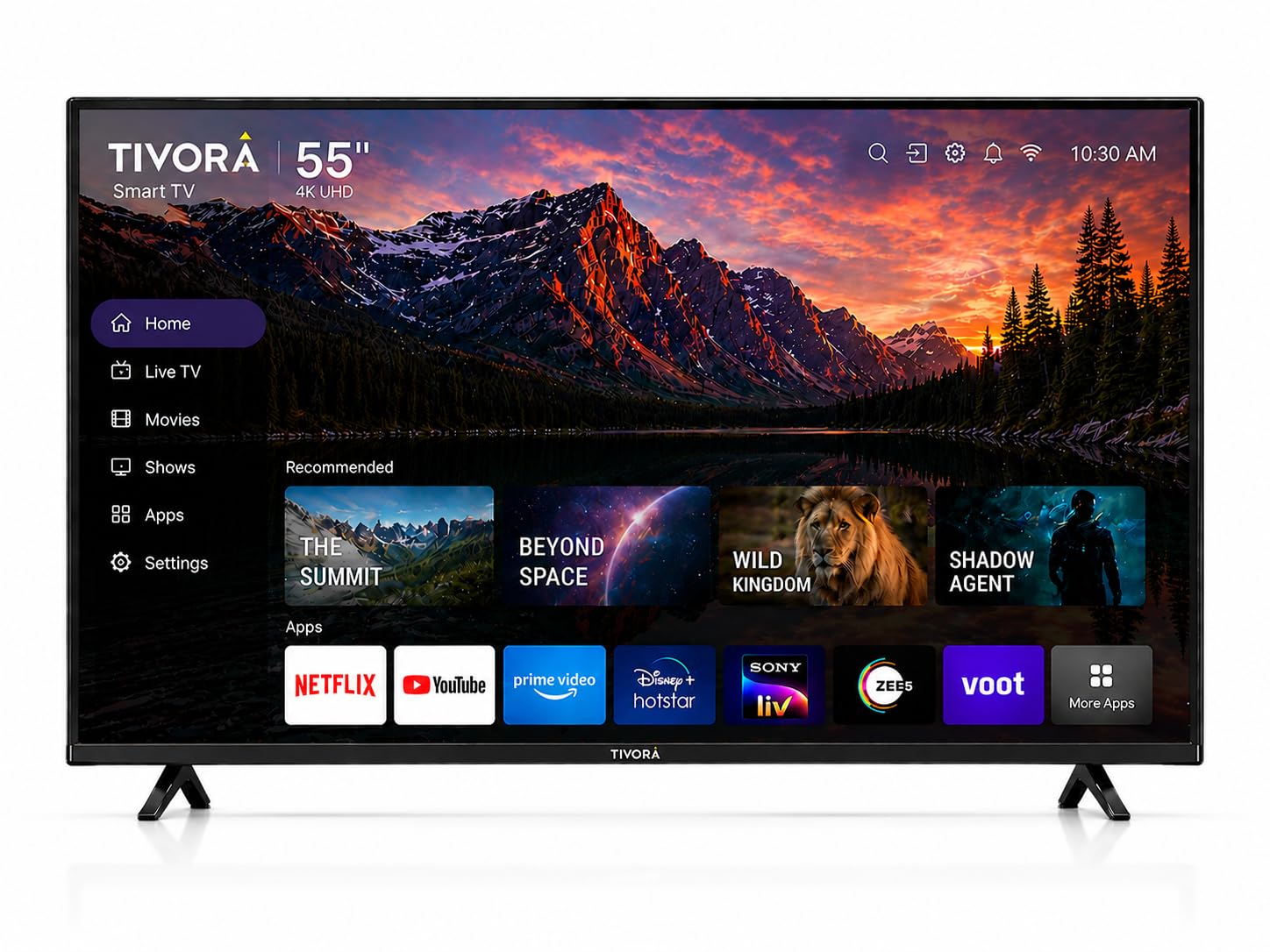 55 Inch 4K Ultra HD Smart WebOS TV | BOE Panel | 178° Viewing Angle | 2GB RAM + 16GB Storage | WiFi, Bluetooth | 3 HDMI, 2 USB | Screen Mirroring | Voice Remote | 24W Speakers-image-36