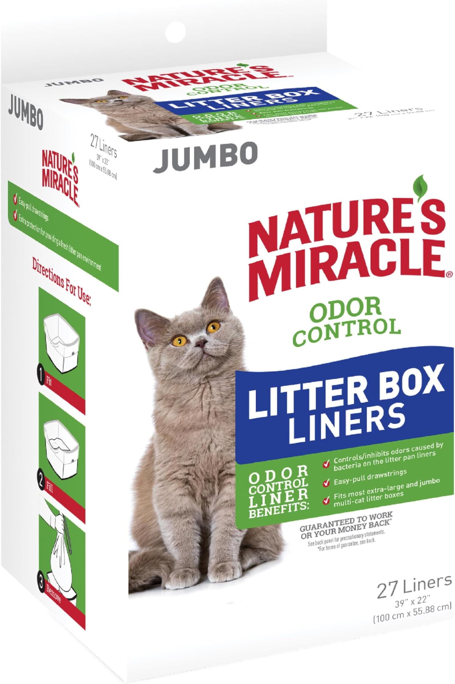 Nature’s Miracle Odor Control Litter Box Liners for Cats