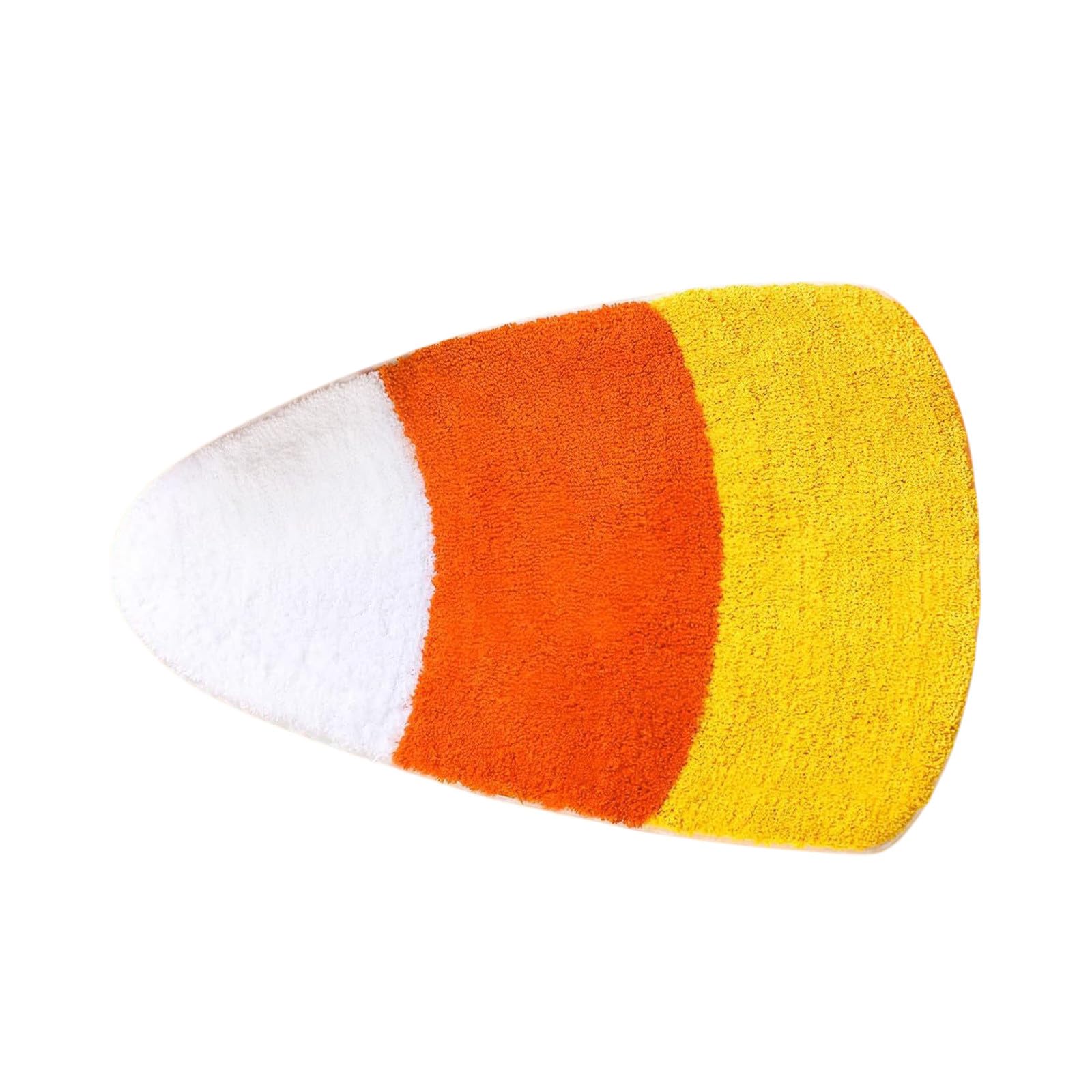 24x16in Candy Corn Halloween Bathroom Rugs Non Slip Fall Door Mat Decorations Indoor Outside Cute Halloween Bath Rug
