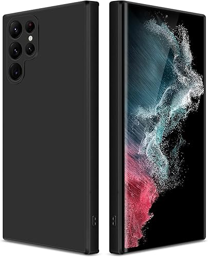 GiiYoon Funda de silicona compatible con Samsung Galaxy S22 Ultra 5G, funda de cuerpo completo suave y sedosa al tacto con protección de cámara, GiiYoon Funda de silicona compatible con Samsung Galaxy S22 Ultra 5G, funda de cuerpo completo suave y sedosa al tacto con protección de cámara,