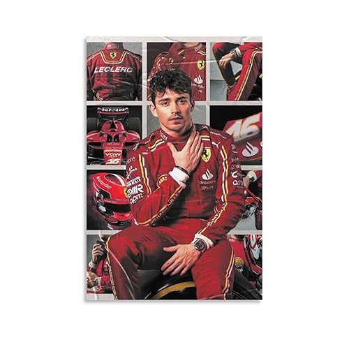 Charles Leclerc- Poster impermeabile da parete, stampa domestica, a prova