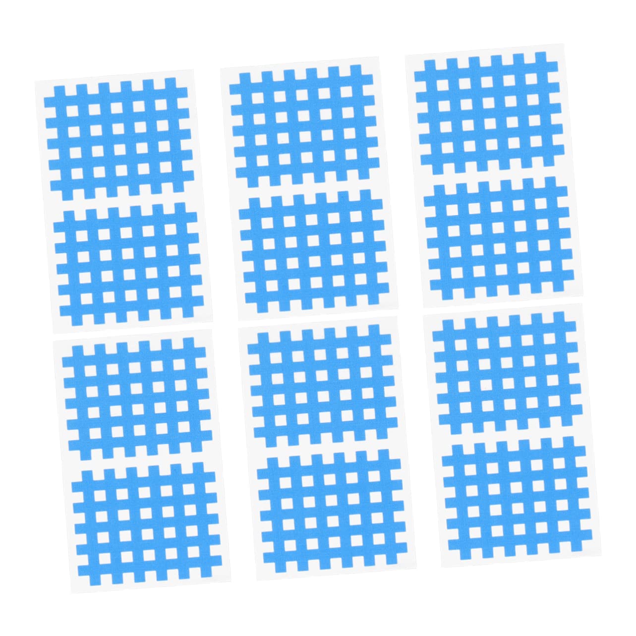 minkissy 20Sheets Sports Muscle Tape Dark Blue Adhesive Athletic Stickers for Fitness Breathable Cross Shaped Patches Durable Self Adhering Wrap for Enhanced Performance