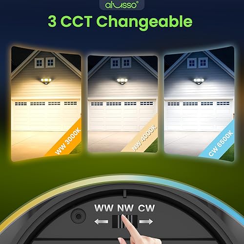 Miniatura 3 de Flood Lights Outdoor Motion Sensor with Remote,40W 3200LM LED Flood Light IP65 Waterproof & 3000-6000K Adjustable,3 Adjustable Head Outdoor Security