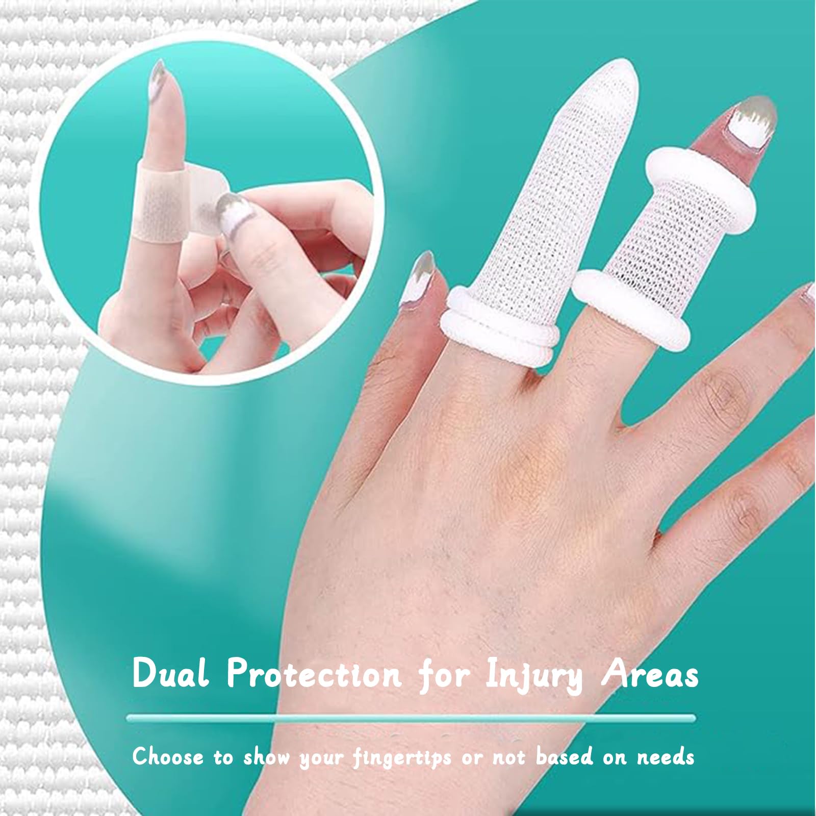 Lot De 12 Bandages De Doigt Universels – Protection élastique Et Respirante Pour Coupures, Ampoules Ou Callosités – Idéal Pour Le Travail, Le Jardinage, La Cuisine