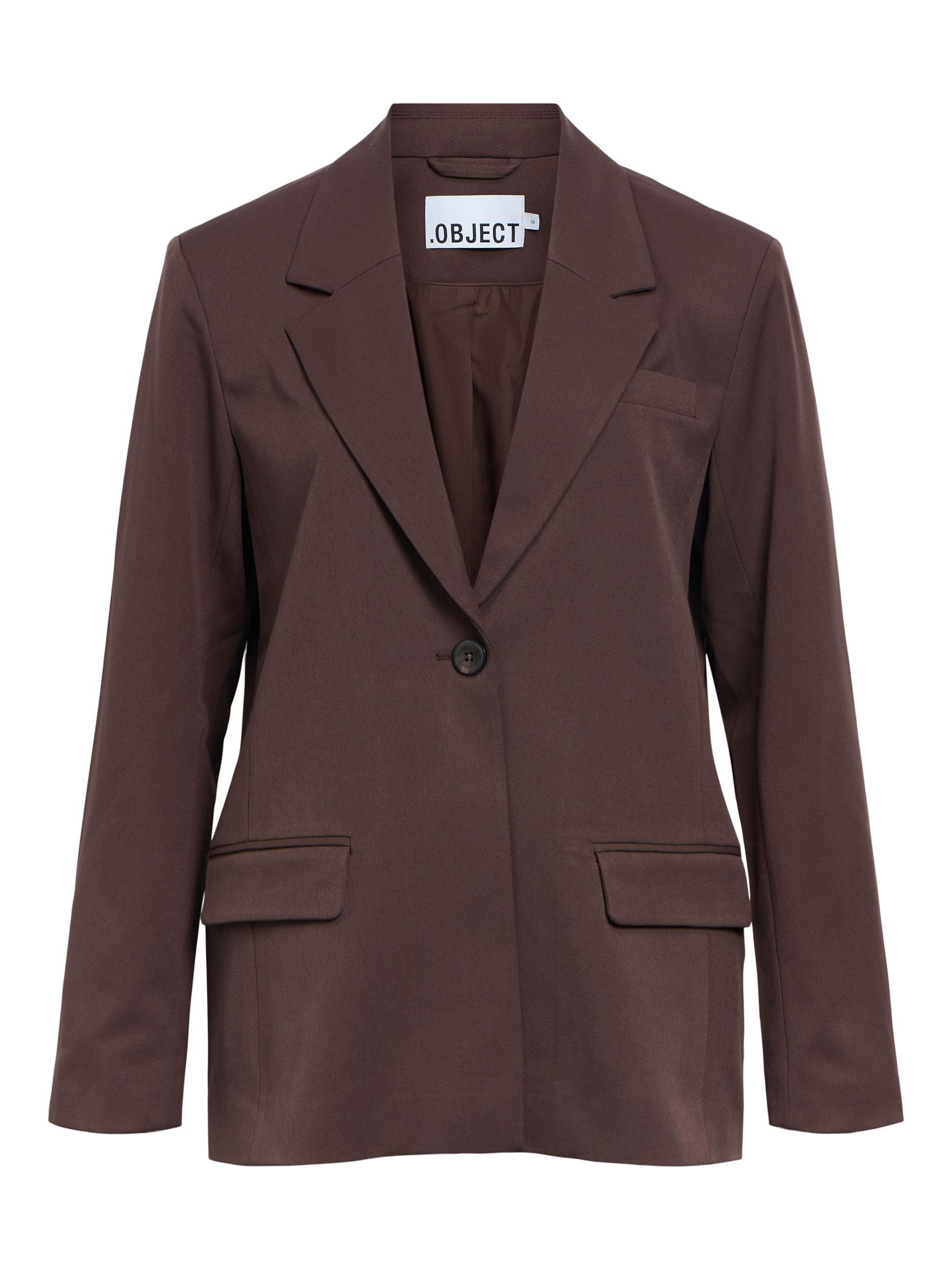 Object Damen Seal Brown Objlisa Lo Blazer Noos Objlisa Lo Blazer Noos (1Er Pack) | Blazer