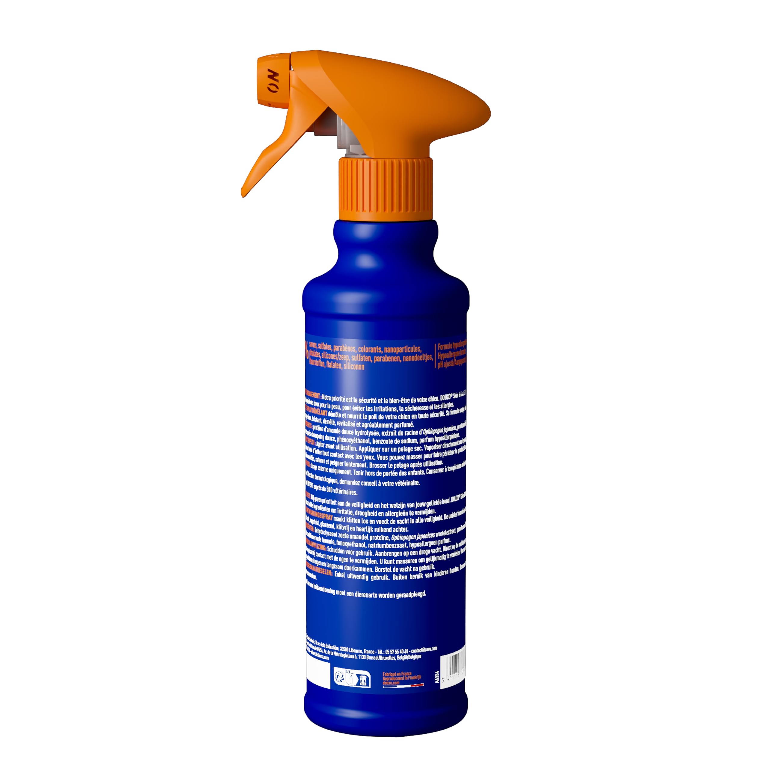 DOUXO Skin & Coat Spa - Ultra-Safe Spray démêlant pour Chiens, 340mL, démêle et nourrit Le Pelage en Toute sécurité, Laisse Le Pelage Doux, Soyeux et sans Noeuds, Formule respectueuse de la Peau.