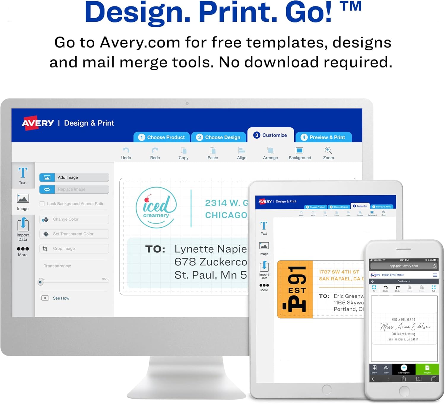 Avery TrueBlock File Folder Labels, 2/3" x 3-7/16", 1,500 Printable Labels, White, Permanent (5366)