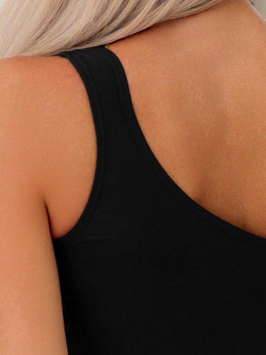 SweatyRocks Women's Two Piece Tankini Swimsuit Leopard Print One Shoulder Side Drawstring Bathing Suit