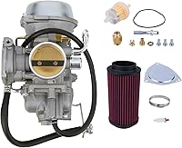 MINSTAR Sportsman 500 Carburetor Kit for Polaris Sportsman 500 HO 2001-2013, Scrambler 500 1997-2012 - Incl. Air & Fuel Filters