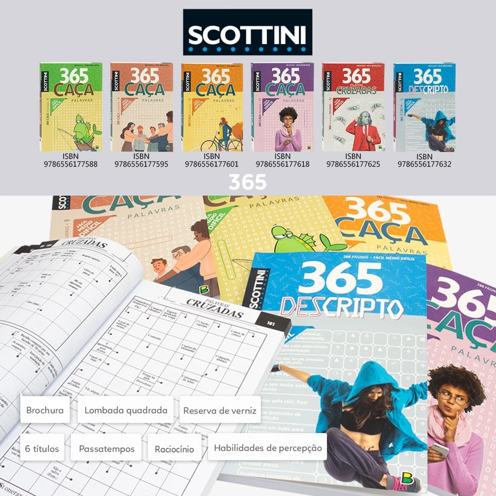 Scottini 365 Caça-palavras (288p) N.10