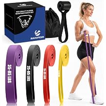 Resistance Bands for Working Out, Exercise Workout Bands Set, Stretch Bands for Full-Body Training, Fitness, Physical Therapy, Home Gym for Women & Men