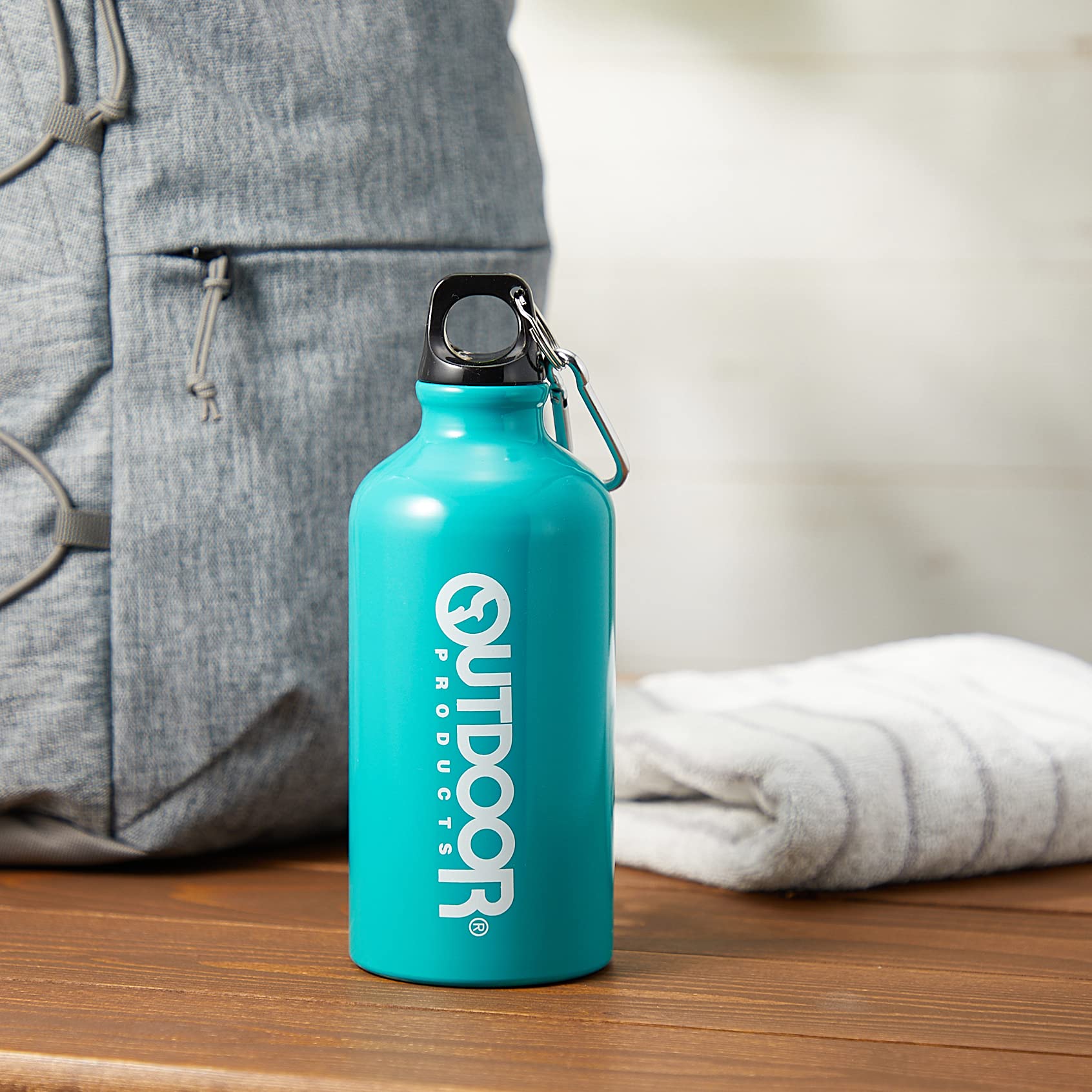 Amazon｜アウトドアプロダクツ 水筒 アルミ ボトル グリーン 500ml