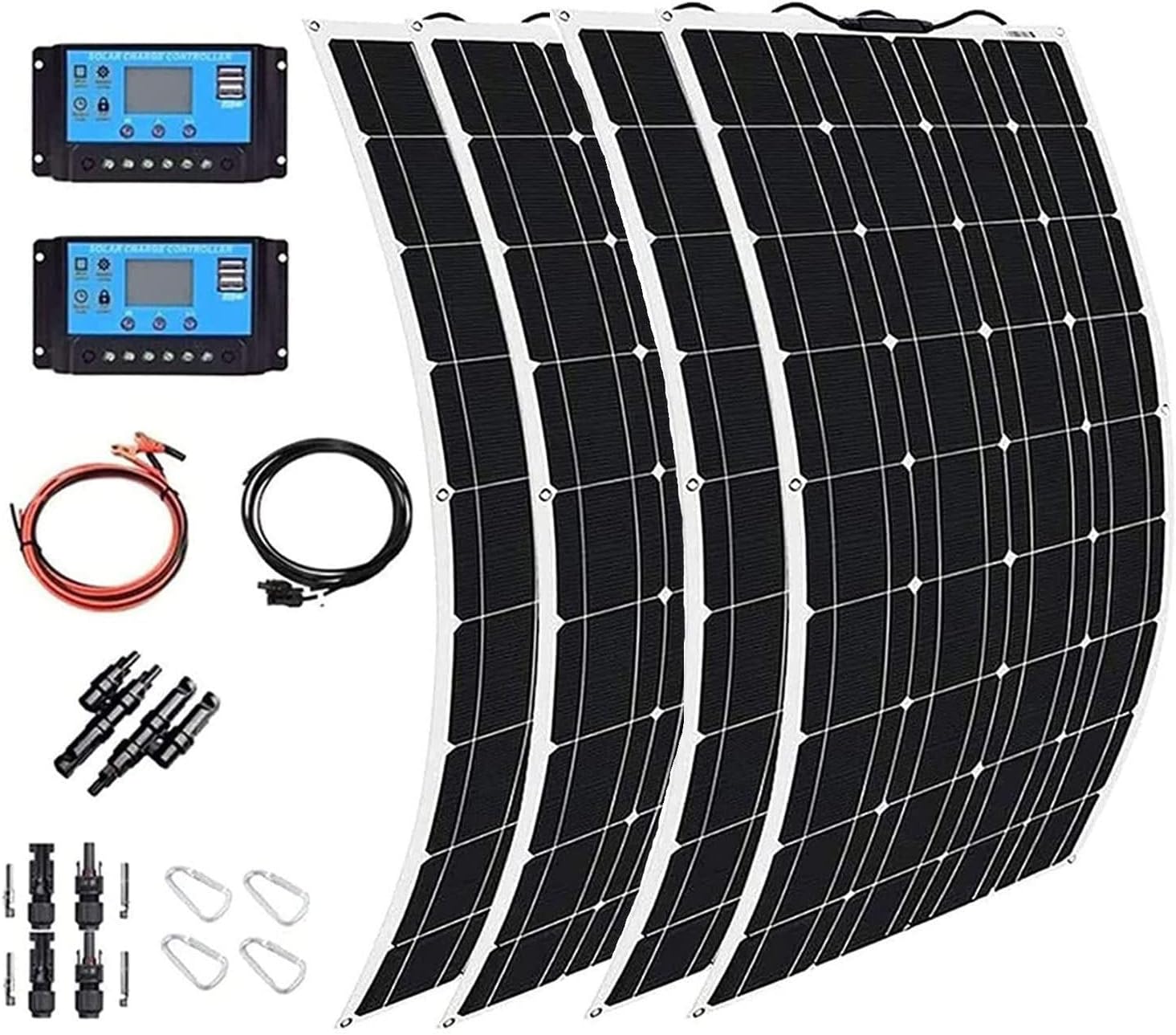 ZUKETANG 400w 600w 800w 1200w Kit di Pannelli Solari Flessibili Pannelli Solari Monocristallini