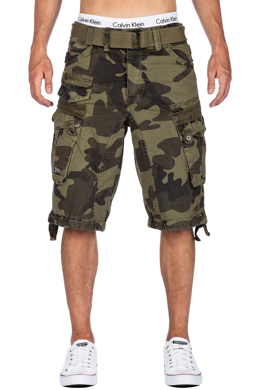 Short Cargo pour Hommes Geographical Norway résistant avec poches de rangement amples