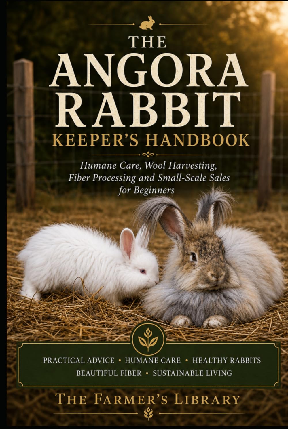 The Angora Rabbit Keeper’s Handbook: Beginner Guide to Humane Care, Grooming, Wool Harvesting, Fiber Processing & Small-Scale Sales