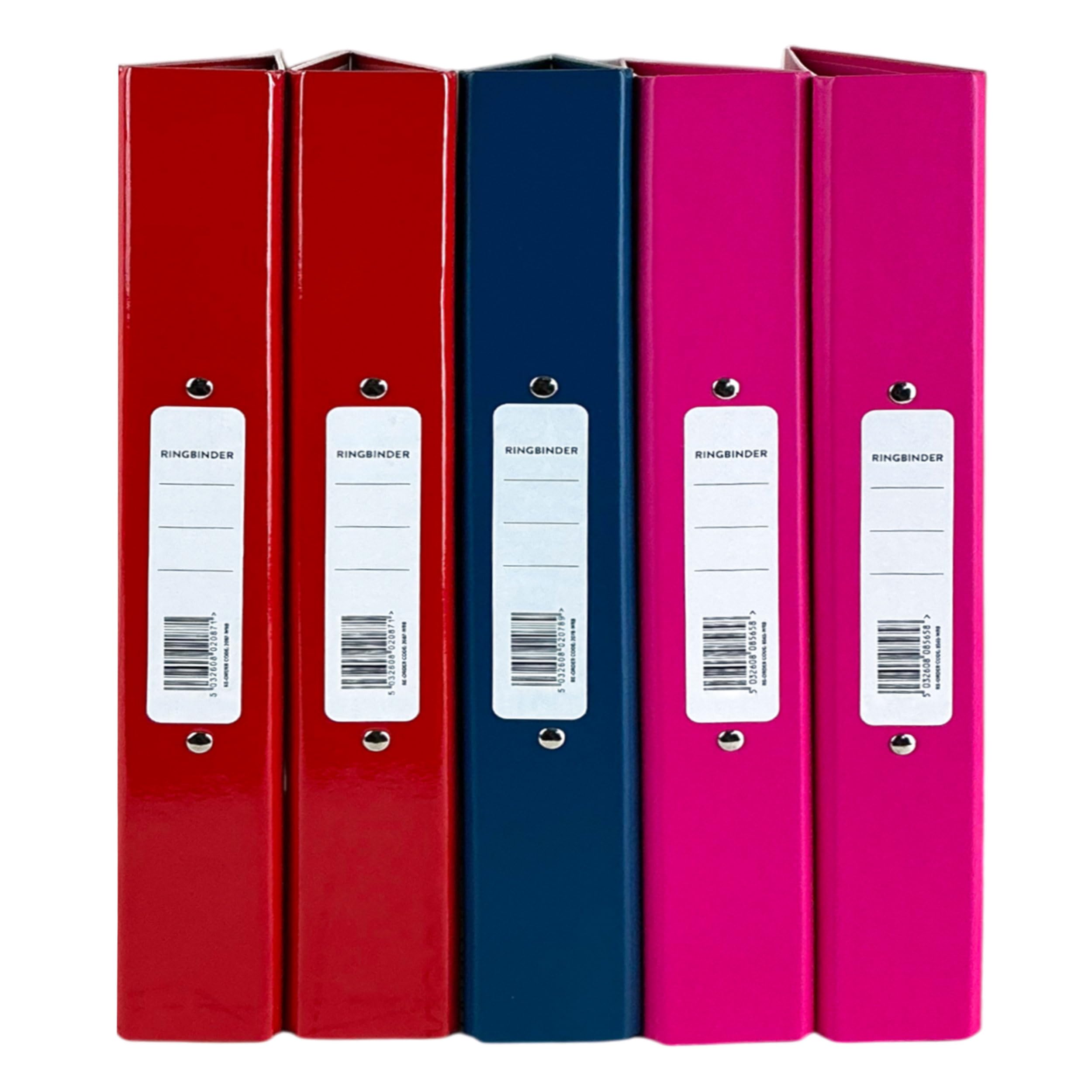 A4 Glossy 2-Ring Binder Files School Work Office 40mm Spine File Organiser