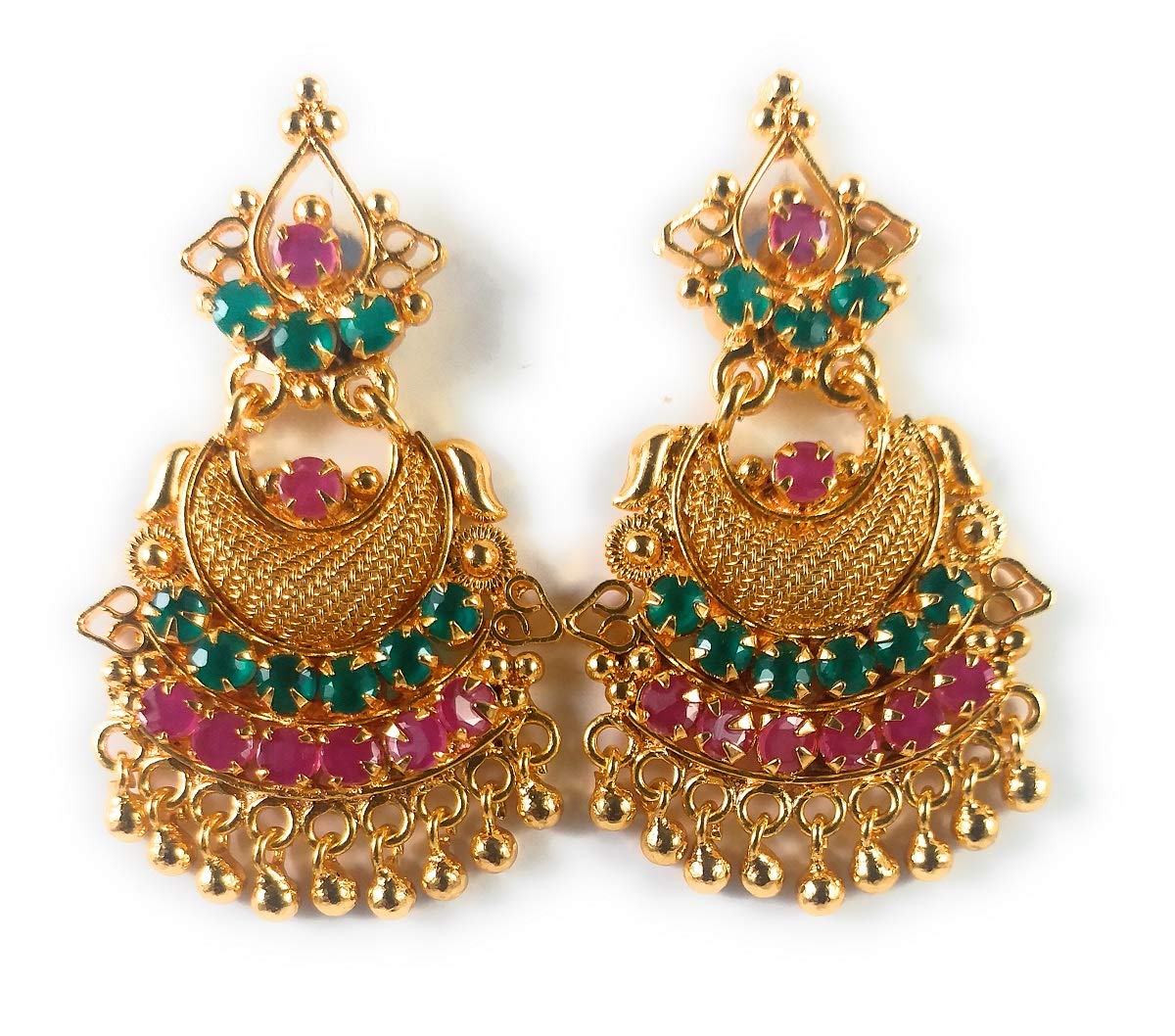 See full amazon price history chart for AFJ GOLD One Gram Gold Plated Copper Stone Earring for Women (Ruby and Emerald) AFJ GOLD One Gram Gold Plated Copper Stone Earring for Women (Ruby and Emerald) (B07WKFTM97) Amazon Price History, Amazon Price Tracker