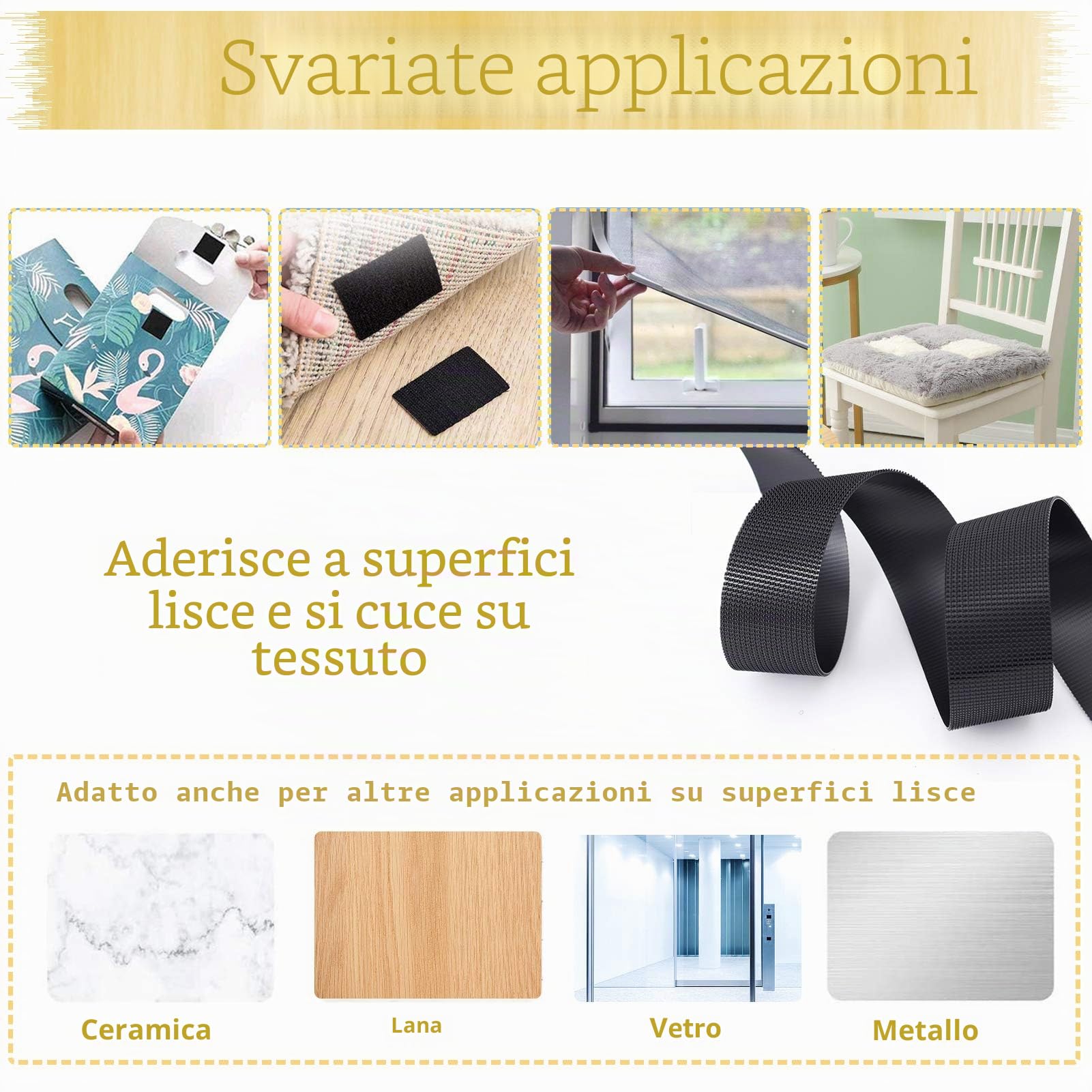 KAEGREEL Feltro Adesivo per Evitare che i Cuscini del Divano Scivolino, Robusto Nastro Adesivo Magnetico per Divano con Superfici lisce 11cm x 2m