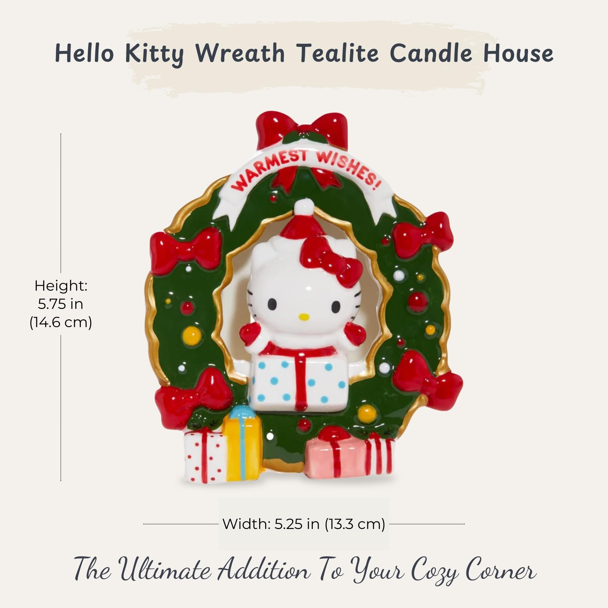 Amazon.com: Blue Sky Clayworks Hello Kitty Wreath with Presents