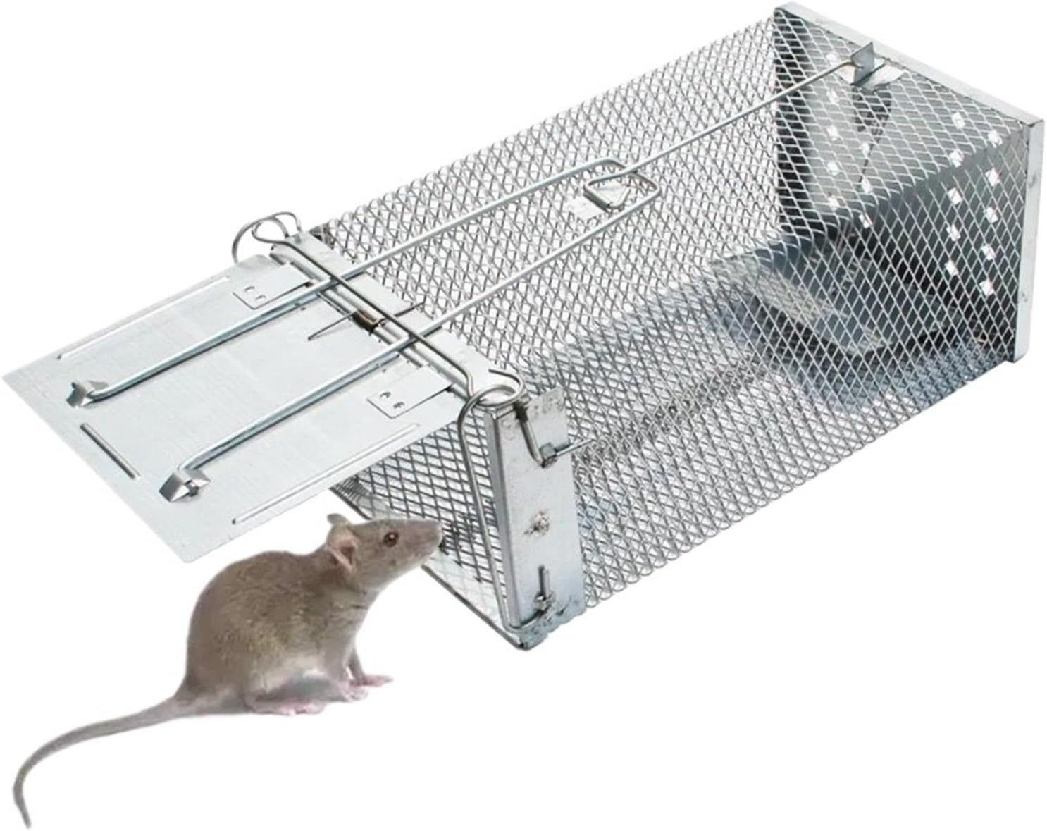 Household Automatic Continuous Cycle Galvanized Mouse and Rat Trap 27.5x14.5x11.5cm