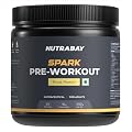 Nutrabay Gold Spark Pre Workout Supplement Powder 300mg Caffeine, 1000mg L-Arginine, 3000mg Beta Alanine, 2500mg Citrull