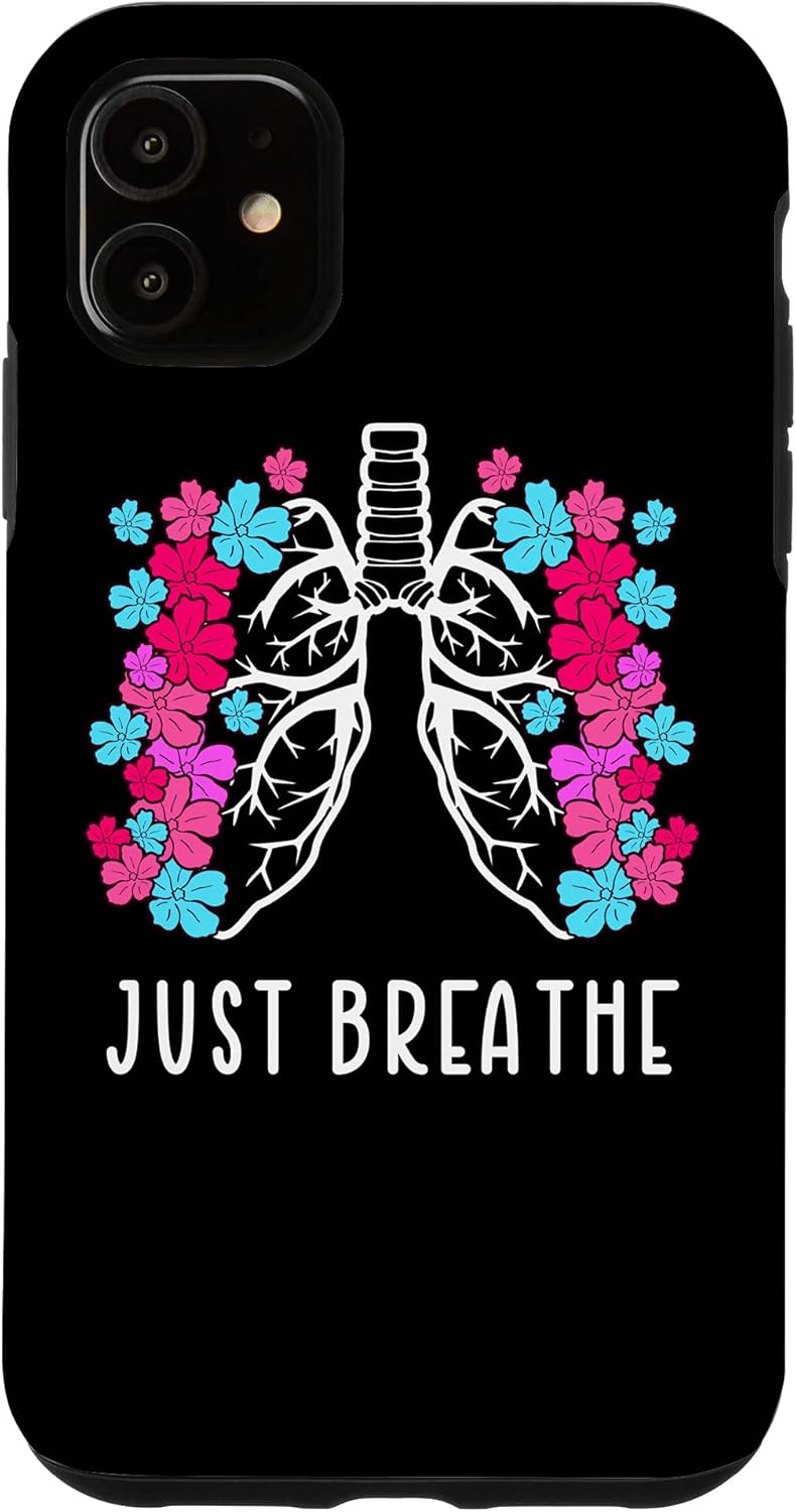 iPhone 11 Lungs filled with flowers - just breathe Case