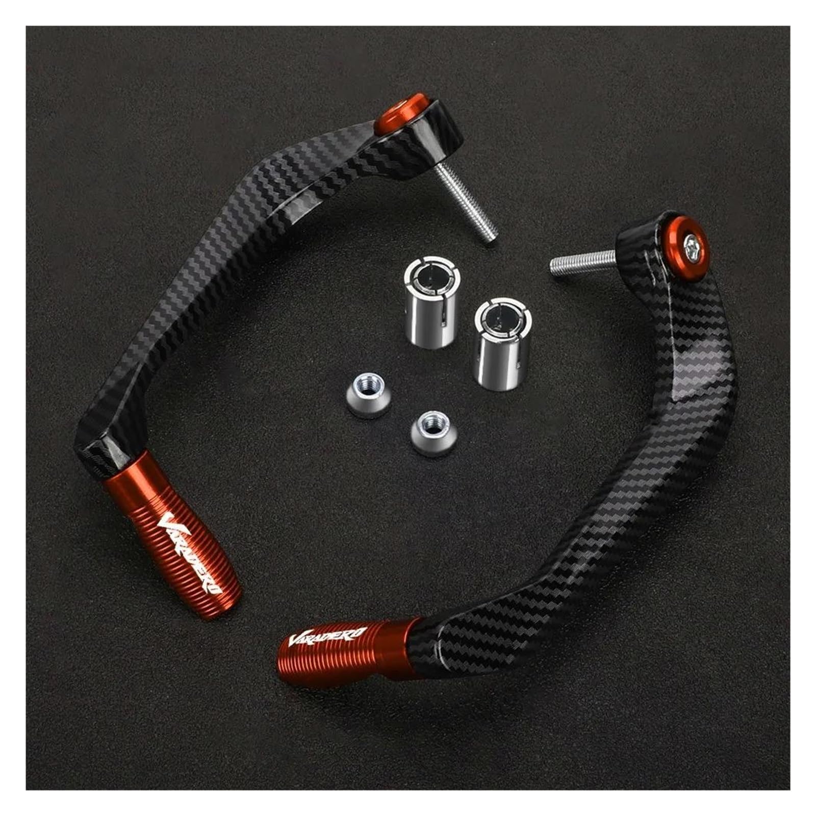Hgycdnjf Orange For Xl125v Xl1000v Varadero Xl 125 1000 V 125V Motorcycle Cnc Handlebar Brake Clutch Lever Hand Guard Protector Handguard(Orange)