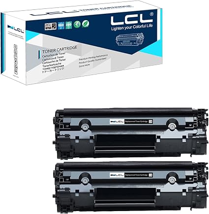 LCL Compatible Toner Cartridge 83X 283X CF283X High Yield (2 Black)  Replacement for HP Laserjet /M126A/