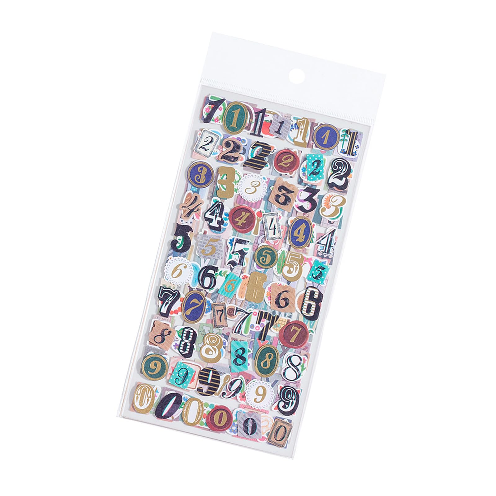 RBRMHM Retro Letter Number Adhesive Paper for Scrapbooking Journal Notebook Phone Cover Laptop Album Decoration