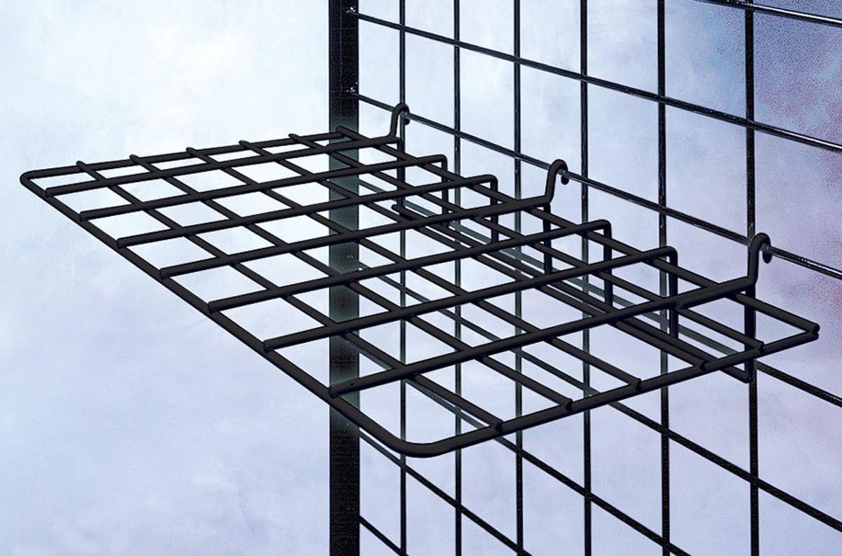 Shelf Gridwall Panel 24 Inch Grid Shelves Retail Display