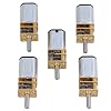 CNBTR 12mm Silver GA12-N20 15RPM Miniature Metal Electric 3V DC Gear Motor Gearwheel with 10mm Output Shaft Set of 5