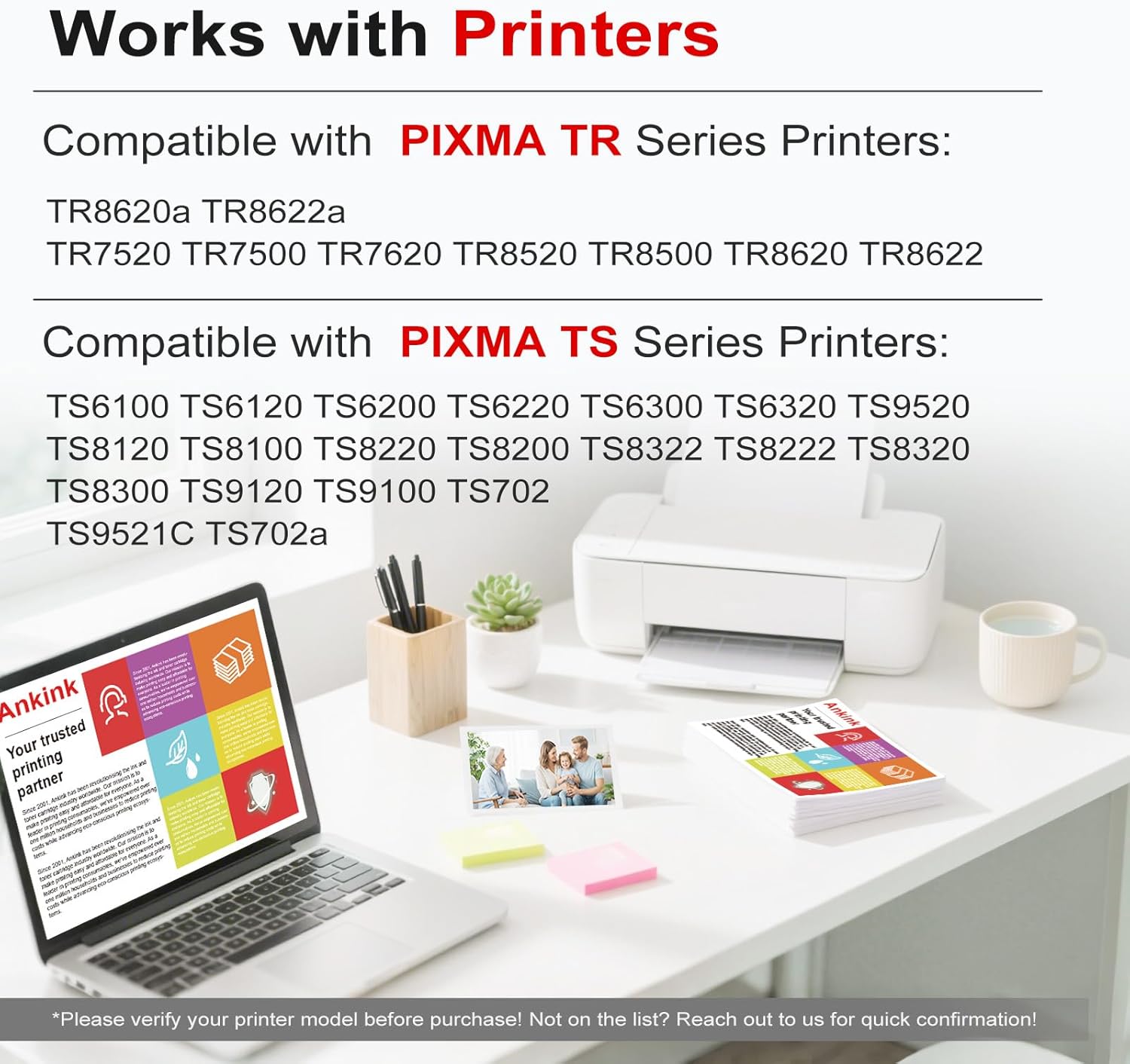 280XXL 281XXL Ink Cartridges Replacement for Canon 280 281 Ink Cartridges PGI-280XXL CLI-281XXL for TR8620a TR8520 TR8620 TR8600 TR7520 TS6120 TS6220 TS9120 TS6320 TS9520 (5 Pack) - Image 3