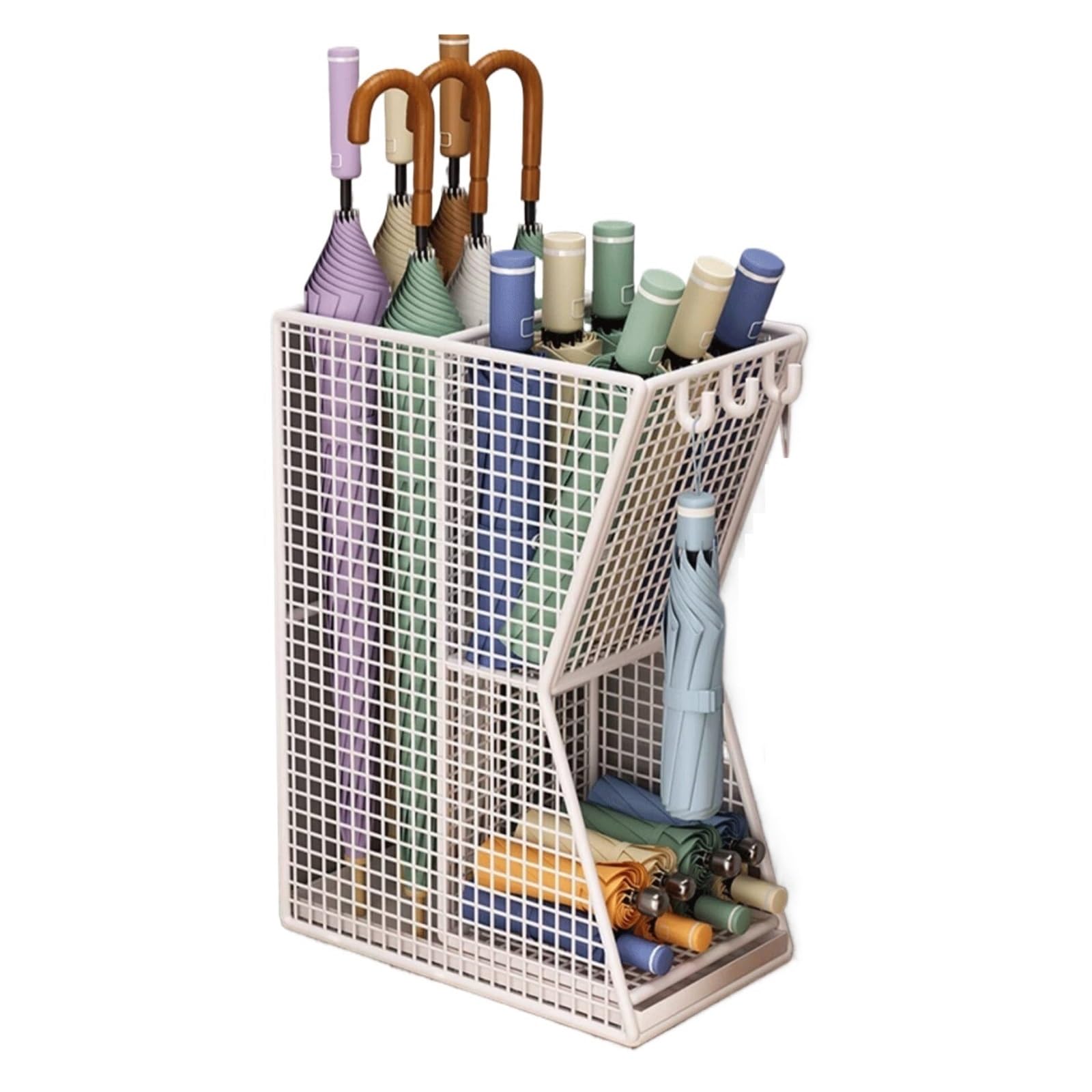 SONGYL-20249 Umbrella Stand Umbrella Stands And Storage Racks Suitable For Homes, Hotel Lobbies, Commercial Entrances, And Classrooms Entryway(White)