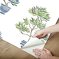 Vista 3 de RoomMates RMK12647RL - Papel tapiz para despegar y pegar con diseño de coquillette de gato verde