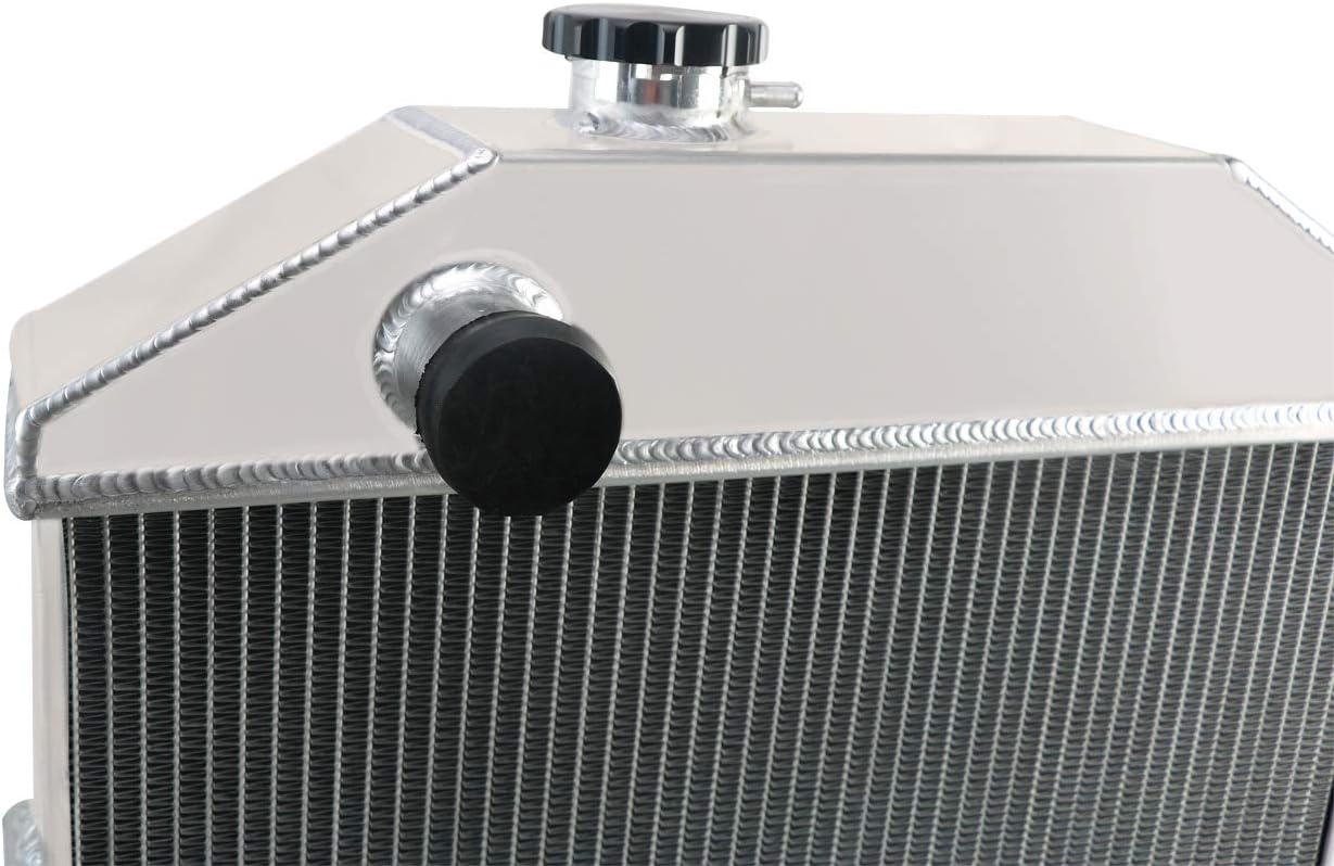 4Row Aluminum Radiator For 1942-1948 Ford Mercury Coupe Sedan Deluxe Chevy V8