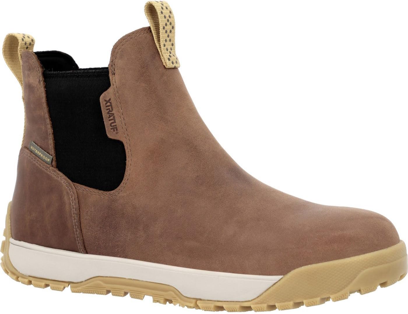 XTRATUF Men's Waterproof Leather Ankle Deck Boot